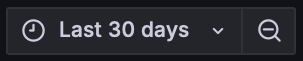 Filter for last 30 days